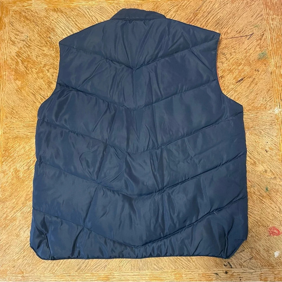 Vintage International Collection Anderson Little Zip Down Vest Men’s Sz L Blue - Picture 2 of 7